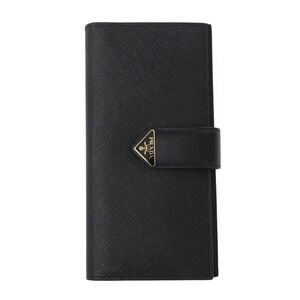 Prada Black Long Wallet Coin Purse